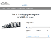 Tablet Screenshot of makker.no